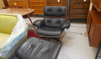 Eames style chair and footstool £550