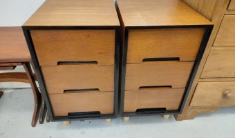 converted John and Sylvia Reid stag bedside cabinets £595