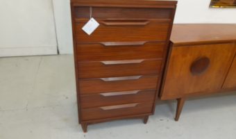 White and Newton teak chest of drawers £395