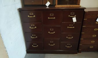 victorian bank of drawers £995